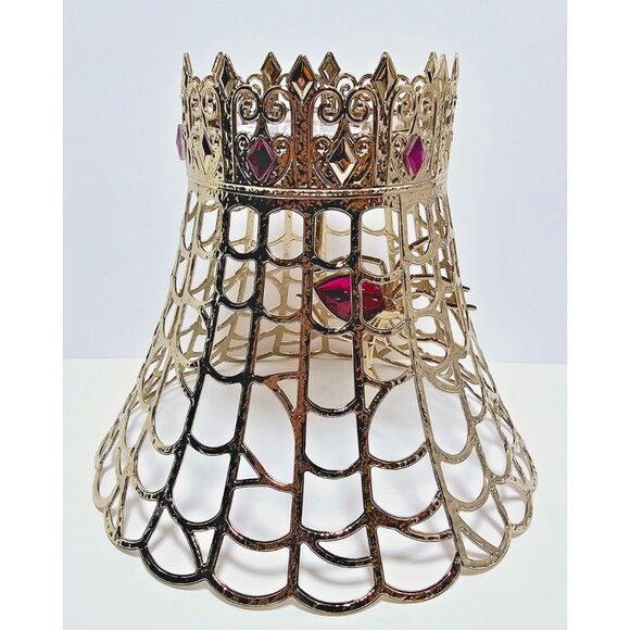 Bath & Body Works Gold Spider Web Jeweled Spider Single Wick Candle Holder New - Picture 1 of 11